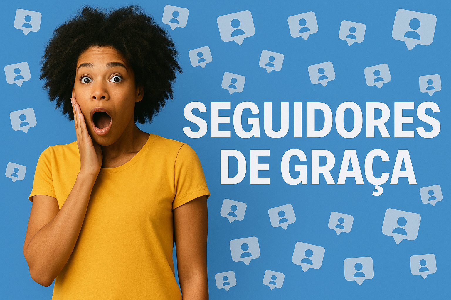 Seguidores de Graça! Faça um Teste Gratuito Sem Compromisso.